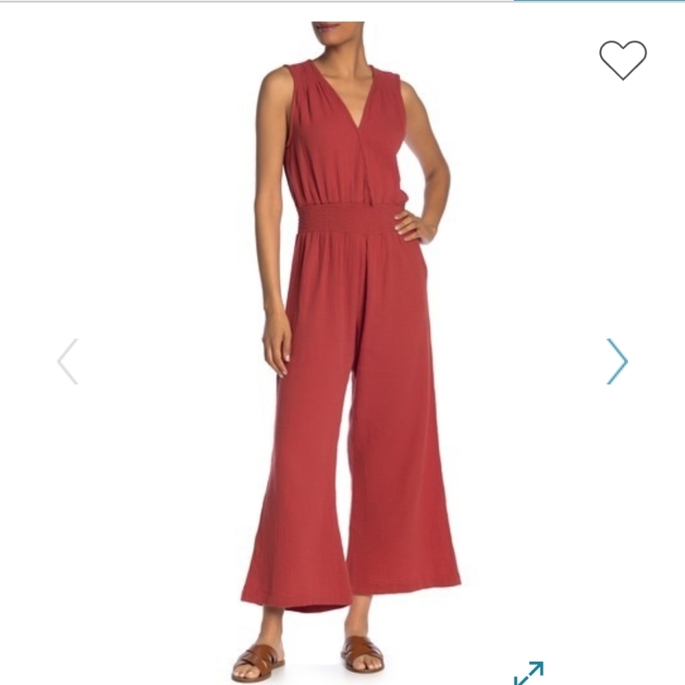 Heroes and dreamers sleeveless jumpsuit